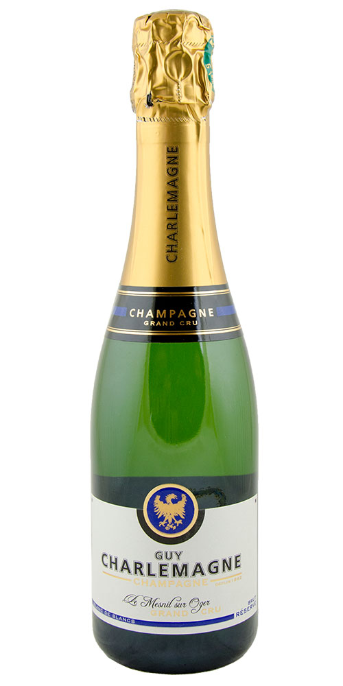 Half-Bottle of Guy Charlemagne, Blanc de Blancs Grand Cru, Brut - NV