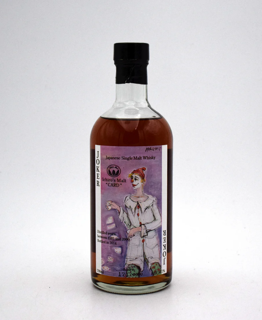 Ichiro's Malt Hanyu 'Joker Card' Colour Single Malt Japanese Whisky- 1985 Release (Final Bottling)