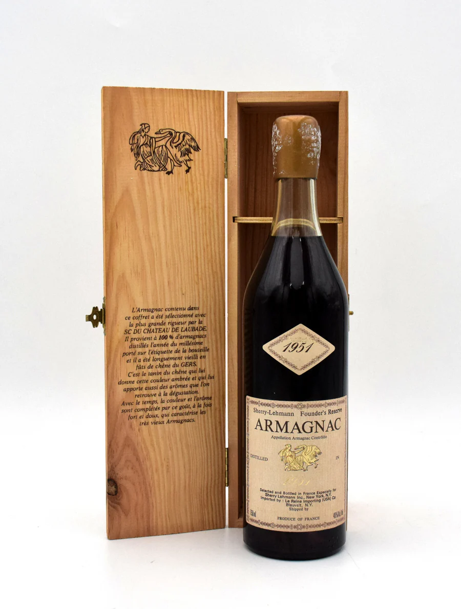 1951 Laubade Sherry Lehmann Armagnac