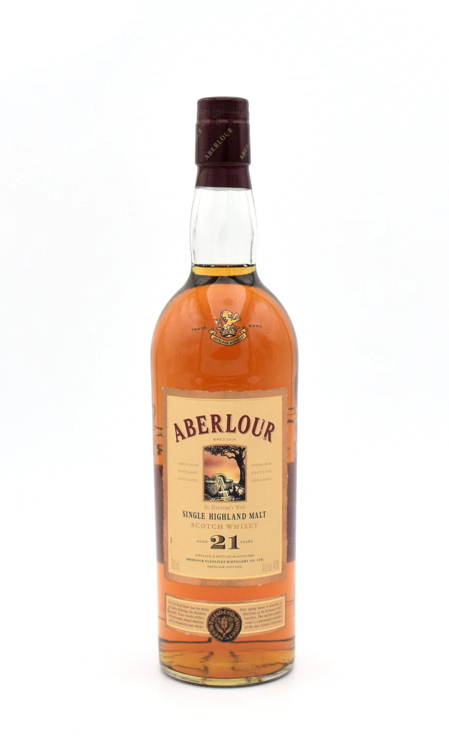 Aberlour 21 Year Scotch Whisky (1990's vintage)