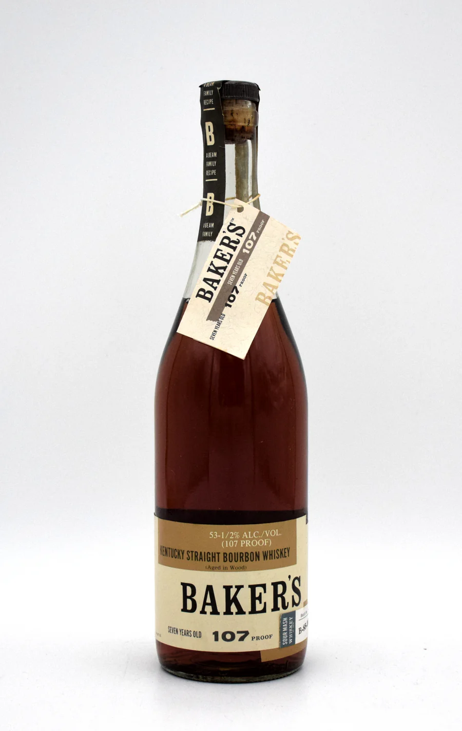 Baker's 7 Year 107 Proof 'Batch B-85-001' Small Batch Bourbon (First Release)