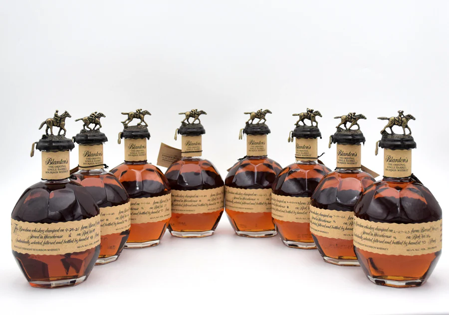 Blanton's Single Barrel Bourbon "Full Complete Horse Collection" - 8 Bottles