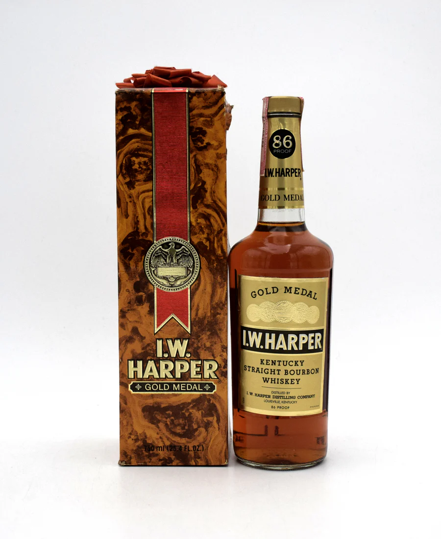 I.W. Harper 'Gold Medal' 86 Proof Bourbon (With Box)