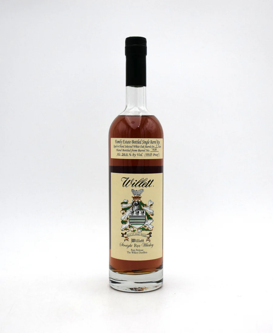 Willett Family Estate 7 Year Rye Barrel Number 628