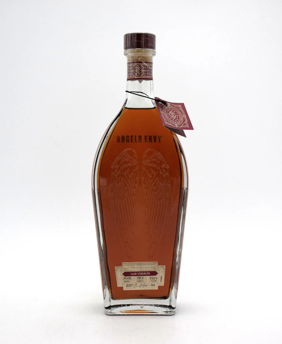 Angel's Envy Cask Strength Port Finished Bourbon Whiskey 2024 Release
