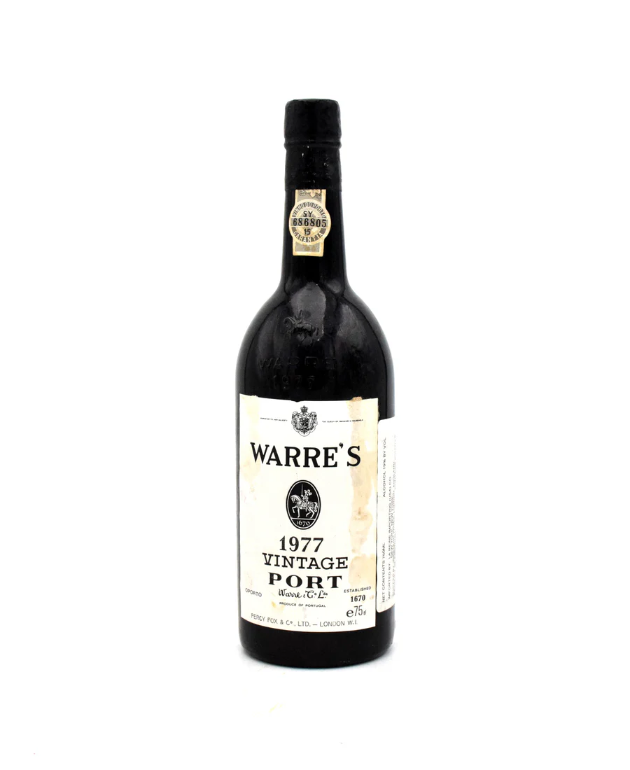 1977 Warre's Vintage Port (Stained Label)