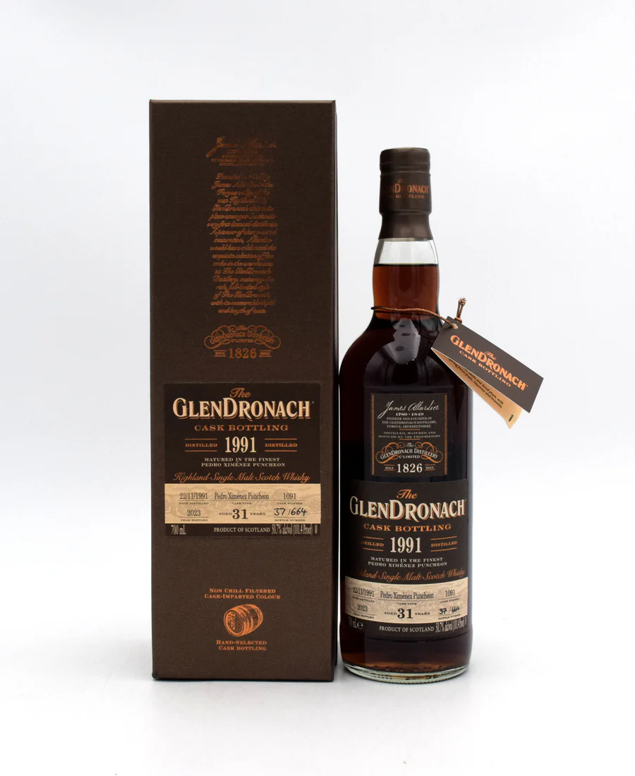 Glendronach 31 Year 'PX Sherry Puncheon Cask' Single Malt Scotch - 1991 Release