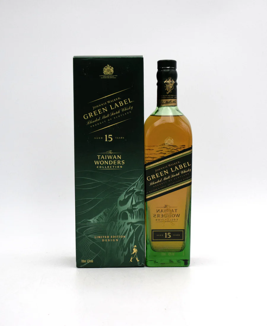 Johnnie Walker Green Label 15 Year 'Taiwan Wonders Collection' Blended Malt Scotch - Jade Mountain
