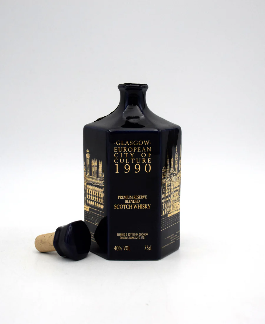 Douglas Laing 'Glasgow: European City of Culture' Premium Reserve Blended Scotch - 1990 Release (No Box)