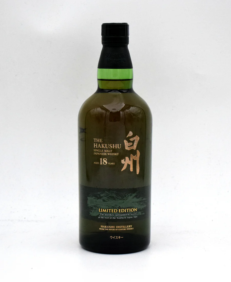 Hakushu Limited Edition 18 Year Single Malt Japanese Whisky (No Box)