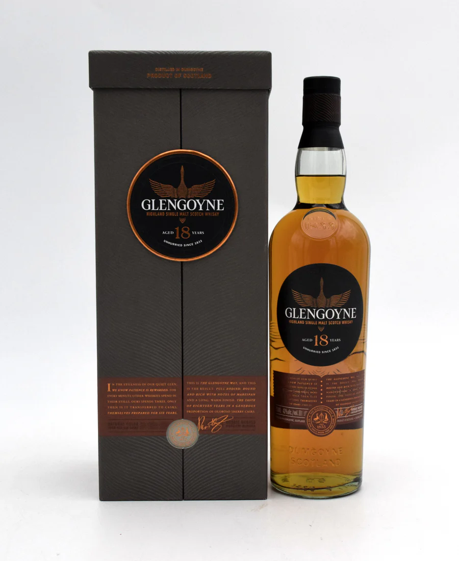 Glengoyne 18 Year Highland Single Malt Scotch (With Box)