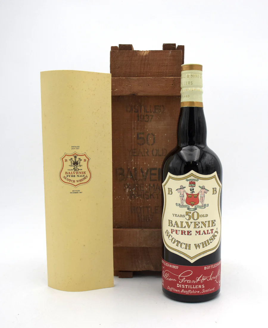 Balvenie 50 Year Single Malt Scotch - 1937 Pure Malt Scotch