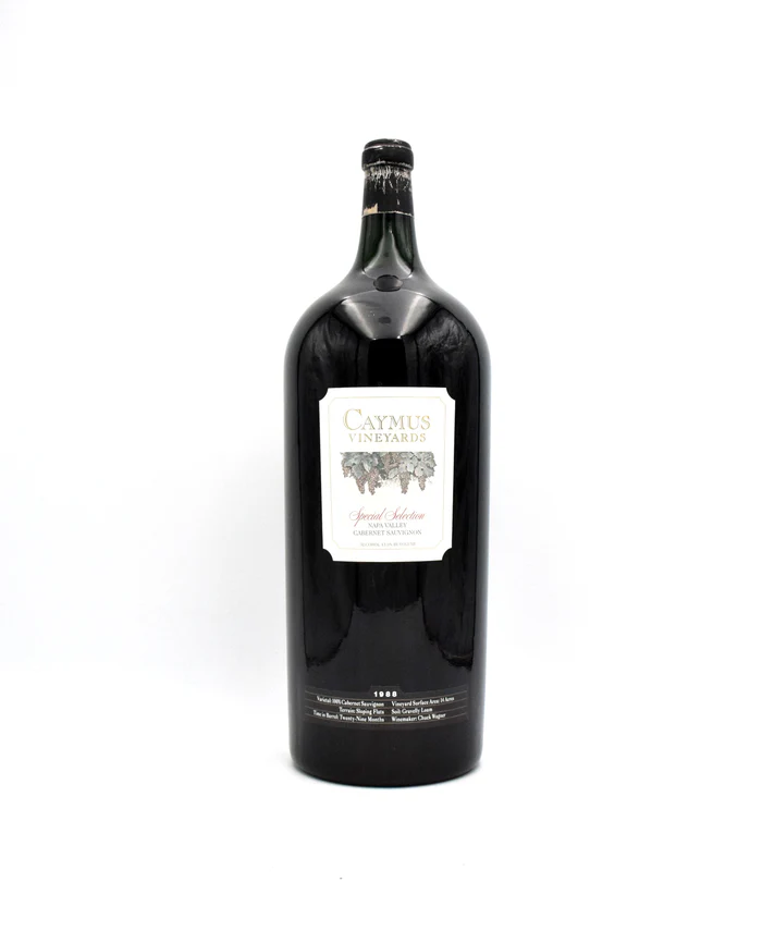 1988 Caymus Vineyards Special Selection Cabernet Sauvignon 9L (Slightly Damaged Capsule