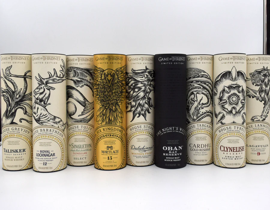 Game of Thrones Complete Set (Set of 9 bottles)